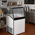 Thumbnail image #2 for Master-Bilt Floor Model Low-Glass Ice Cream Dipping/Display Cabinet, 4 x 3-Gallon Tub Capacity, 115V
