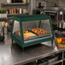 Thumbnail image #2 for Hatco Glo-Ray Countertop Heated Display Case, Straight Glass Front, 2-Pan Dual Shelf, Humidity