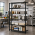 Thumbnail image #2 for Quantum Stationary Wire Shelving Starter Kit, 60