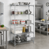 Thumbnail image #2 for Metro Super Adjustable Super Erecta Chrome-Plated Wire Starter Shelving Unit, 42W x 18D x 74H, 5 Shelves