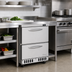 Thumbnail image #2 for Turbo Air PRO Series Front-Breathing 1-Section Undercounter Refrigerator with 2 Drawers, 6.5 Cu. Ft.