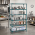 Thumbnail image #2 for EagleGard 5-Tier Stationary Starter Wire Shelving Unit, 36W x 24D x 86H, EAGLEgard Hybrid Epoxy Finish