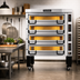 Thumbnail image #2 for PizzaMaster PM 914ED Full-Size 4-Deck Electric Stone Hearth Pizza Oven with Ceramic Clay Stones