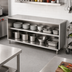 Thumbnail image #2 for Eagle Spec-Master Open Front Plate Cabinet, 96 x 18 Inches, Stainless Steel