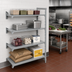 Thumbnail image #3 for Cambro Camshelving Premium 4-Shelf Solid Add-On Polymer Shelving Unit, 18