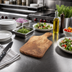 Thumbnail image #2 for American Metalcraft Olive Wood Free-Form Serving Board with Handle, 11 x 7 Inch