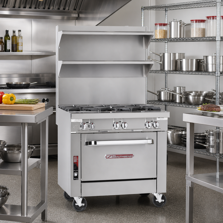 Product image #2 for Southbend Platinum 18-Inch Heavy Duty Gas Modular Countertop Range with 2 Open Burners