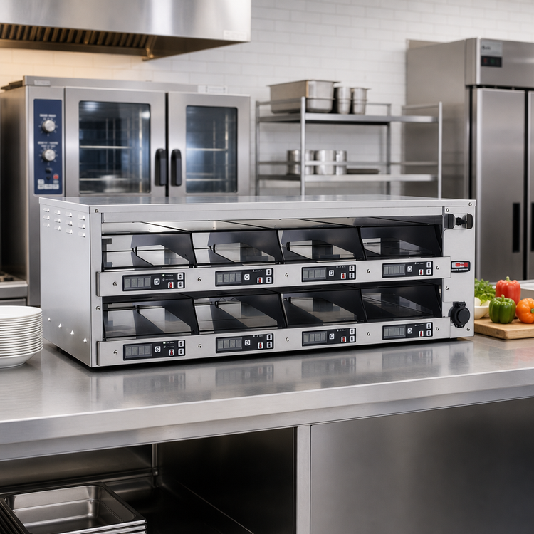 Product image #2 for Carter-Hoffmann Modular Single-Sided Holding Cabinet with Programmable Electronic Controls, 8-Pan Capacity