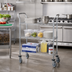 Thumbnail image #2 for Advance Tabco Special Value Series Heavy-Duty 3-Shelf Chrome-Plated Wire Utility Cart, 36 x 18 Inches