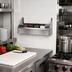 Thumbnail image #2 for CHOICE 30-Inch Double Stainless Steel Speed Rail with Keyhole Mounting