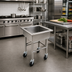Thumbnail image #2 for Mobile Soak Sink with 20 x 20 x 8-Inch Compartment, Stainless Steel