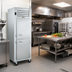 Thumbnail image #2 for Traulsen Dealer's Choice G Series 1-Section Reach-In Freezer, Half-Height Solid Door, Left Hinge, Self-Contained