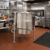 Thumbnail image #2 for Crown ELT-40 40 Gallon Electric Tilting Steam Kettle with Tri-Leg Base