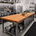 Thumbnail image #2 for John Boos Appalachian Red Oak Edge Grain Island Countertop, 108 x 36 x 1-1/2 Inch, Penetrating Oil Finish