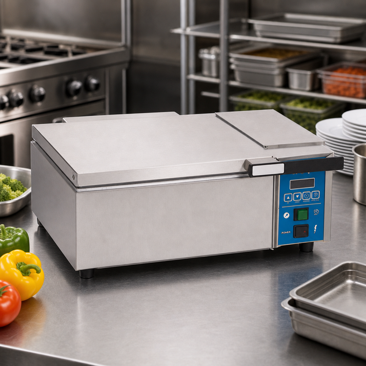 Product image #2 for Antunes Deluxe 2/3 Size Countertop Steam Food Cooker with Self-Contained Water Tank