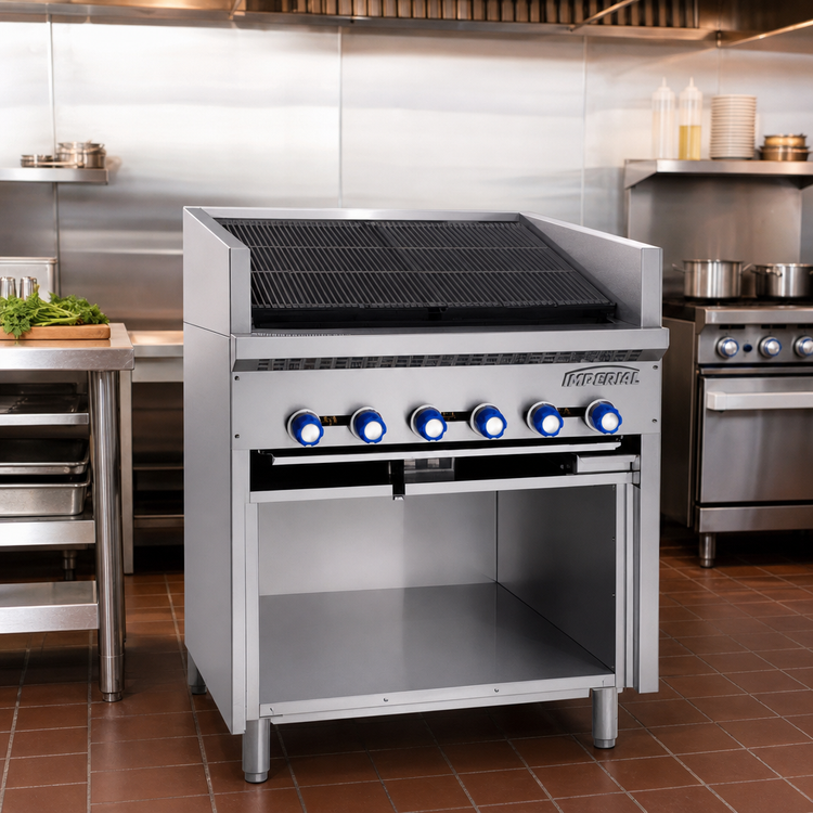 Product image #2 for Imperial Steakhouse 36-Inch Gas Floor Model Charbroiler