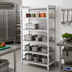 Thumbnail image #3 for Cambro Camshelving Premium 5-Shelf Vented Stationary Starter Unit, 21 x 24 x 72 Inches