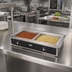 Thumbnail image #2 for Vollrath 2-Pan Short-Side Drop-In Hot Well, 1250W, 120V, Infinite Controls, Standard Drain