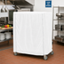 Thumbnail image #2 for Metro Waterproof Vinyl-Nylon Banquet Cart Cover, 72 x 24 x 62 Inches, White