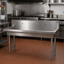 Thumbnail image #2 for BK Resources 3-Station Freestanding Hand Wash Sink, 72 Inches Wide, 8-Inch Deep Bowls