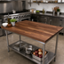 Thumbnail image #2 for Boos Block Blended Rail American Black Walnut Kitchen Countertop, 60 x 30 x 1-1/2 Inch, Oil Finish
