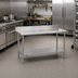 Thumbnail image #2 for Duke 30 x 24 Inch Stainless Steel Work Table with 5 Inch Riser and Undershelf
