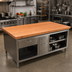 Thumbnail image #2 for Boos Block American Cherry Edge Grain Kitchen Countertop, 60 x 38 x 3-Inch, Varnique Finish