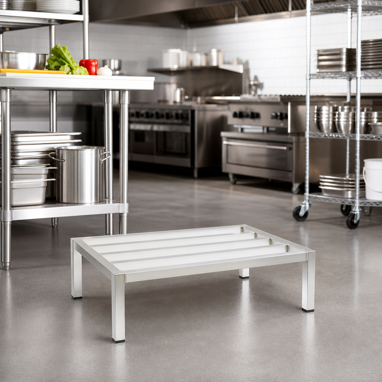 Product image #2 for New Age All-Welded Aluminum Dunnage Rack, 36 x 24 x 8 Inches, 2000 lb Capacity