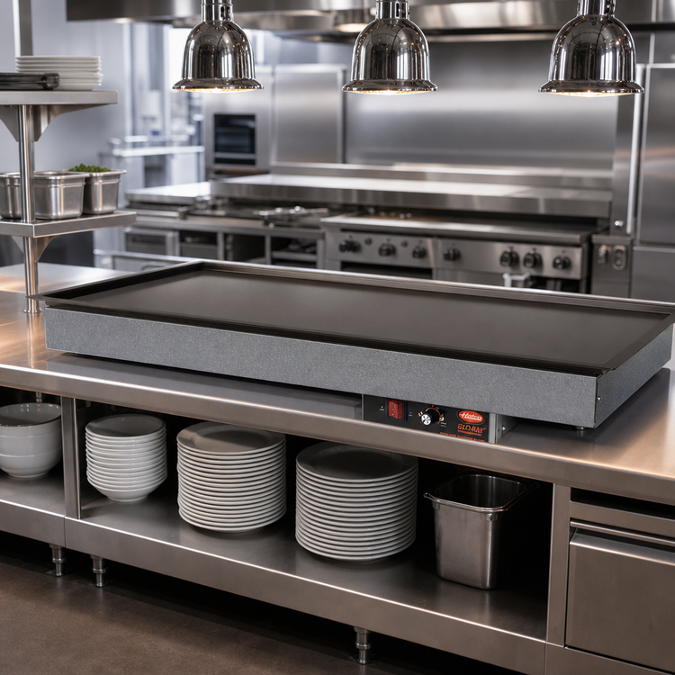 Product image #2 for Hatco Glo-Ray Built-In Rectangular Heated Shelf with Recessed Top, 61-1/2 x 31-1/2 Inch, 120V