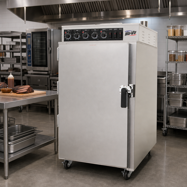 Product image #2 for NU-VU SMOKE6 Half-Size Electric Cabinet Style Oven/Smoker, 6 Full-Size Sheet Pan Capacity