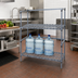 Thumbnail image #2 for Quantum Two-Tier Modular Wire Dunnage Rack for Tanks and Beverage Containers, 42 x 24 x 54 Inches, Gray Epoxy Antimicrobial Finish