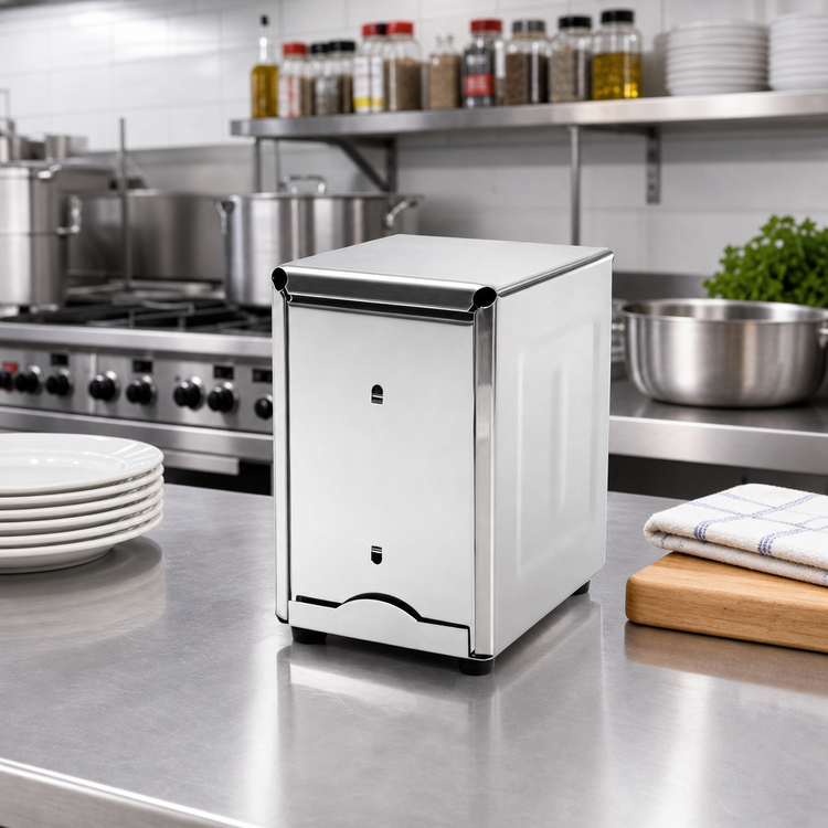 Product image #2 for Countertop Half-Size Paper Napkin Dispenser with Non-Skid Feet