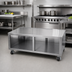 Thumbnail image #3 for Klinger's Trading Heavy-Duty Enclosed Stainless Steel Equipment Stand Cabinet with Casters, 49 x 30 x 24 Inches