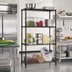 Thumbnail image #2 for Add-A-Shelf 4-Tier Starter Wire Shelving Unit, 36 x 21 x 74 Inches, Black Epoxy