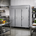 Thumbnail image #2 for Beverage-Air Horizon Series Top Mount Reach-In Freezer, Three-Section, 69.1 Cu. Ft., Half-Solid Doors