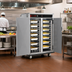 Thumbnail image #2 for FWE PST-20 Mobile Double-Compartment Heated Holding Cabinet, 20 Pan Capacity