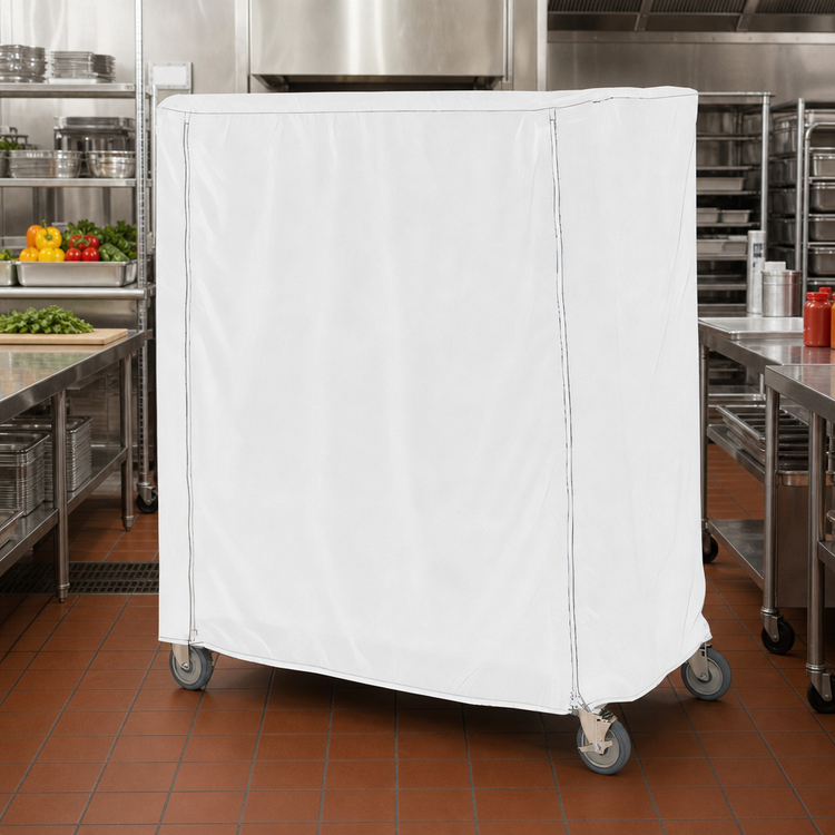 Product image #2 for Metro Waterproof Vinyl-Nylon Coated Cart Cover for 36 x 18 x 62 Inch Queen Mary/Banquet Carts