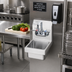 Thumbnail image #2 for Krowne MiniMax Wall-Mount Stainless Steel Hand Sink with Faucet, 8 x 8 x 5-Inch Bowl