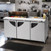 Thumbnail image #2 for Turbo Air Super Deluxe 72-5/8-Inch Three-Section Sandwich/Salad Prep Table with 10-Pan Opening