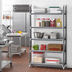 Thumbnail image #2 for Cambro Camshelving Elements XTRA 5-Tier Stationary Add-On Polymer Shelving Unit, 21