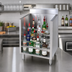 Thumbnail image #2 for Advance Tabco Special Value Series 18-Inch Freestanding 5-Step Stainless Steel Liquor Bottle Display Unit
