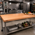 Thumbnail image #2 for Boos Block American Cherry Edge Grain Kitchen Countertop with Varnique Finish - 84 x 36 x 3 Inches