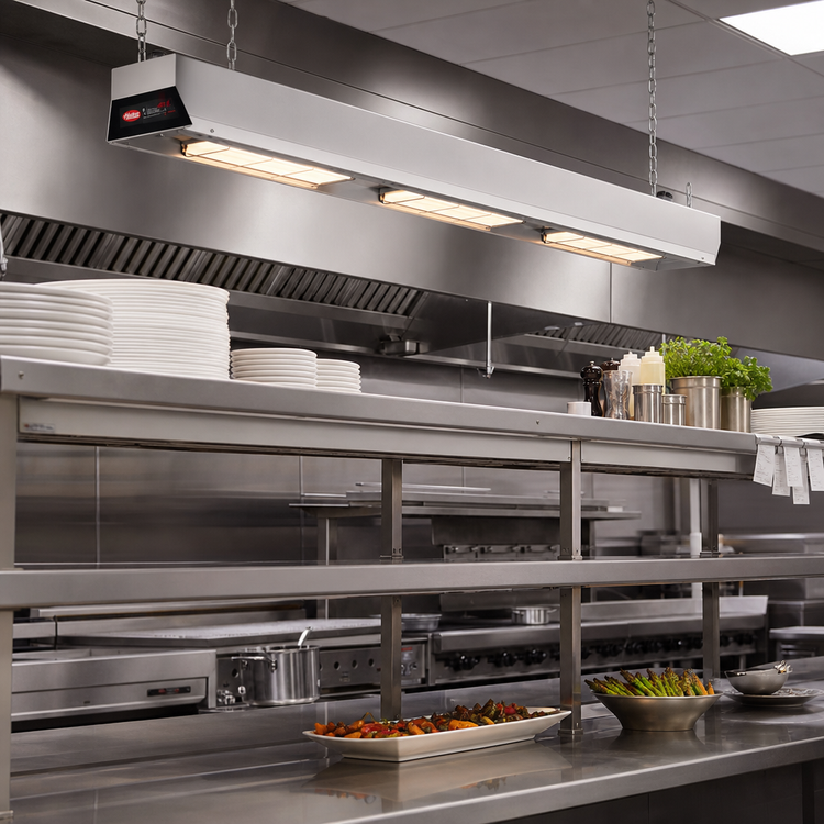 Product image #2 for Hatco Ultra-Glo 60-Inch Lighted High-Watt Ceramic Infrared Strip Heater
