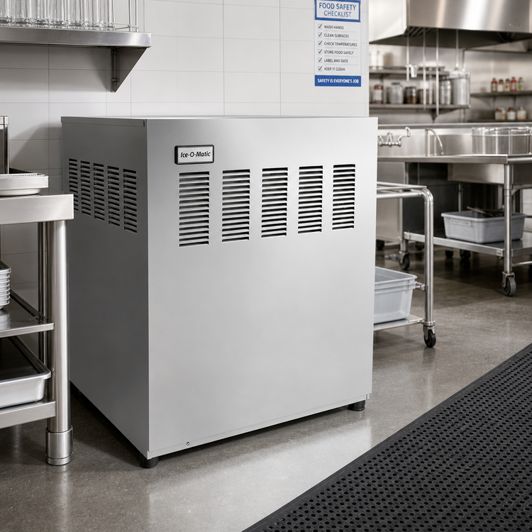 Product image #3 for Ice-O-Matic ICE Series Modular Half-Dice Cube Ice Maker, Air-Cooled, 1,310 lb/Day