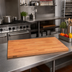 Thumbnail image #2 for Boos Block American Cherry Blended Edge Grain Kitchen Countertop with Varnique Finish, 48 x 27 x 1-1/2 Inches