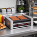Thumbnail image #2 for Roll-A-Grill 10-Hot-Dog Roller Grill with 6 GripsIt Coated Rollers