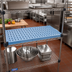 Thumbnail image #2 for Eagle Group QuadPLUS Vented Blue Polymer Shelf Mat, 42 x 24 Inches, with MICROGARD Antimicrobial Protection