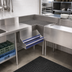 Thumbnail image #2 for Advance Tabco Prestige 90° Free-Standing Stainless Steel Corner Drainboard Filler, 30