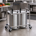 Thumbnail image #2 for Atlas Metal MOPD4-9-1/8 Unheated Mobile Open Frame Plate Dispenser, 4-Stack, 9-1/8