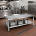 Thumbnail image #2 for John Boos Stainless Steel Equipment Stand with Adjustable Undershelf, 60W x 36D x 24H
